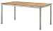 Produktbild ASS Edelstahl Teak Gartentisch 160x90 cm Holztisch Esstisch Tisch Massive Ausführung A-Grade Teakholz Modell: Kuba
