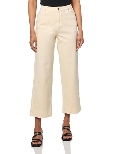 John Mark Women's Four Pocket Straight Wide Leg Pant