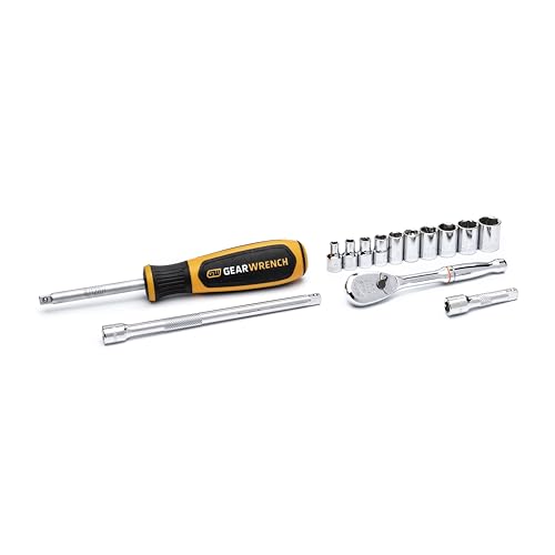 Image of GEARWRENCH 14 Pc. 1 /4 inch Drive 6 Point Standard Metric Mechanics Tool Set - 80326