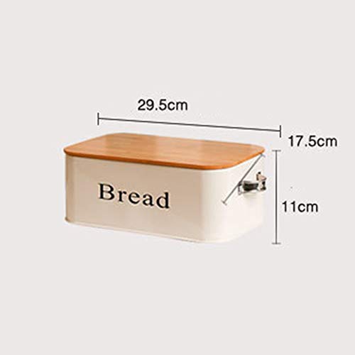 Baoblaze Caixa de pão moderna para cozinha, quarto, armazenamento de bolo, recipiente de alimentos c