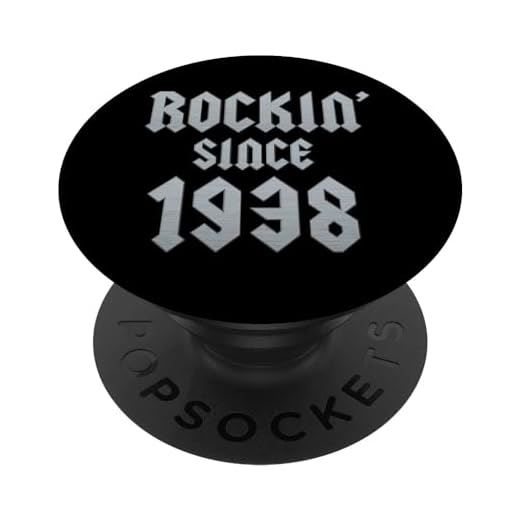 84 Años: Classic Rock Music 1938 84 Cumpleaños PopSockets PopGrip Intercambiable