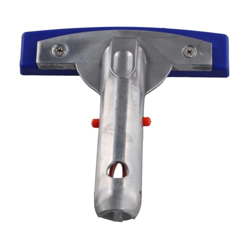 Kissmii Cepillo Limpiador de Piscina de Acero Inoxidable de 5,5 Pulgadas para Herramienta de Equipo de Limpieza de Pared de Suelo de Estanque de SPA