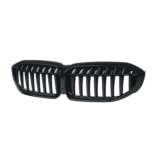 Calandre avant noire brillante à barre unique pour BMW Série 3 G20 G21 look sportif