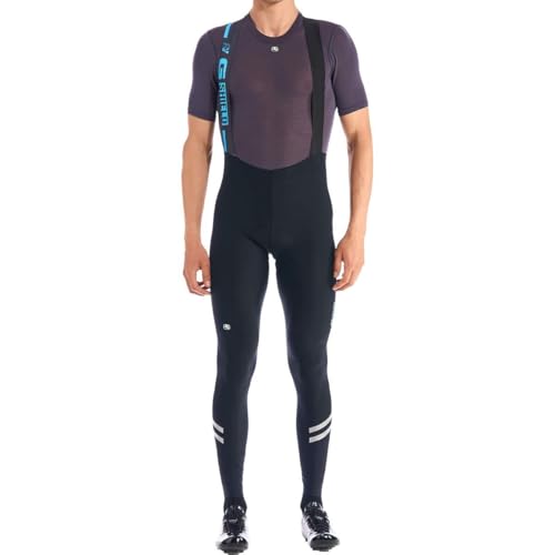 Giordana Men's G-Shield Thermal Cycling Bib Tights, Black, XL