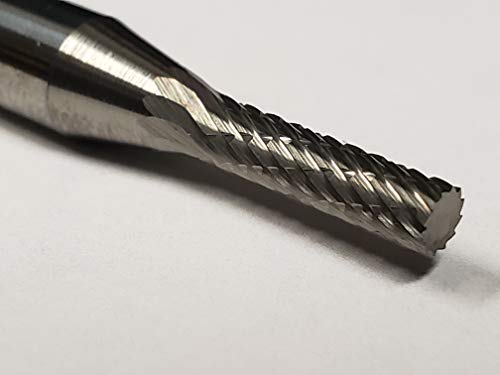 Punta de fresado Carburo doble corte 1/8 x 1/2 pulg miniatura 2