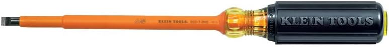 Chave de Fenda de Ponta Chata KLEIN TOOLS 602-7-INS, Ponta Cabinet de 7,9 mm, Haste de 17,8 cm, Isolada