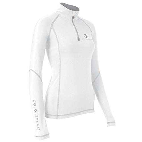 Coldstream Womens/Ladies Thermal Base Layers (M) (White/Light Grey)