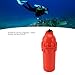 SPYMINNPOO Diving Dry Box, Snorkeling Dry Box Underwater Cylindrical Dry Container Box with Clip Equipment for Water Sports (Red)