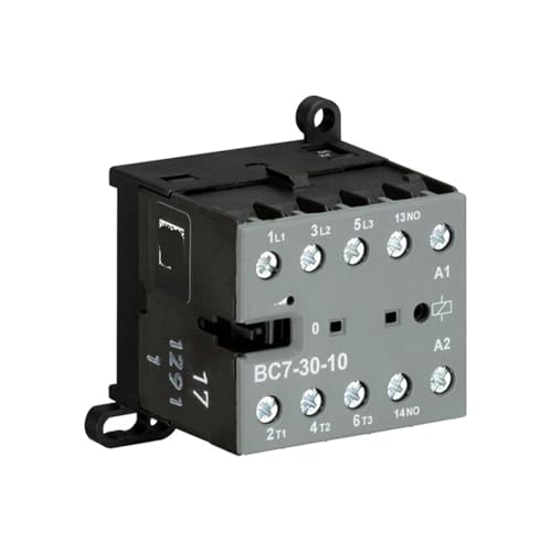 Contactor de CA BC7-30-10 de 24V CC con un contacto auxiliar para automatización de motores
