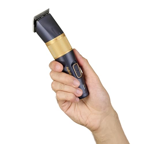 Miniatura 2 de BaByliss Cortapelos Lithium Performance – Cortapelos Profesional inalámbrico, 45 ajustes de longitud (0.6-28 mm), Batería de litio, Maquina de cortar el pelo, Azul oscuro/oro, E986E
