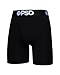 PSD Mens Boxer Briefs - Black Modal 3-Pack, Standard Length Underwear Pack, Breathable Moisture Wicking Boxer Briefs for Men, X-Large