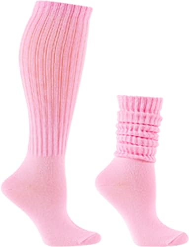 Image of Galsang Women's Slouch Socks, Long Scrunch Knit Casual Socks for Girls, B206