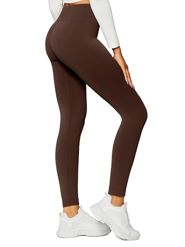 Fleece Lined Leggings Women - Warm - Winter - Women's Tights - Available in Plus Size - Blue Plaid - Large - X-Large