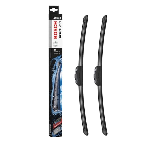 1x Nachrüstset (2 Stück) BOSCH AeroTwin AR500S Scheibenwischer vorne