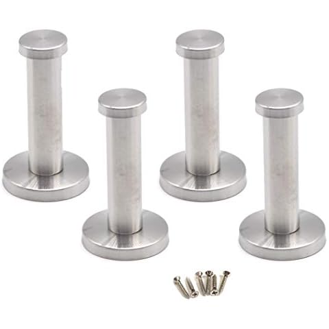 Gancho de pared de acero inoxidable para toallas (4 unidades) Cover