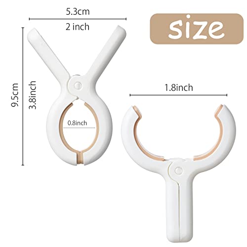12 Pack Plastic Clothes Pins With Strong Anti-Rust Springs,Heavy Duty Beach Towel Clips,Laundry Clothespins To Keep Your Towel, Clothes, Blankets To Dry On Clothesline And Hanging Rack #TOP1