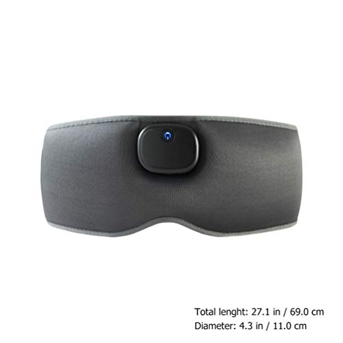 EXCEART Massageador elétrico para olhos para dormir, capa para dormir, proteção para olhos para mulh