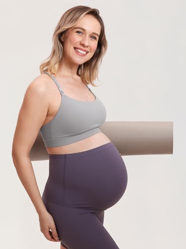Image of MOMANDA Yoga Nursing Bras for Breastfeeding Fixed Y Back Soft Support Nursing Sports Maternity Bra