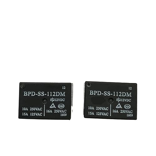 Relais 4PIN BPD-SS-112DM 12V pour circuits imprimés lot de 5 pièces