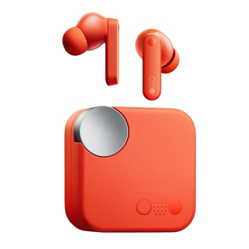 Image of CMFF Buds with 61 dB ANC, Ultra Bass Technology & Upto 51 Hours of Battery Life Bluetooth Headset,4HD Mics,USB-C,13mm Drivers,Easy Use for iPhone,Apple Compatible (Light Orange)