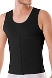 Faja Mia Body Shaper for Men Slimming Compression Garment Shapewear (Black, Medium)