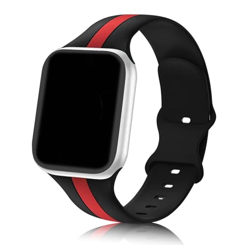 Image of GRIPP Tutone Soft Silicone Watch Strap for 44mm /45mm /46mm /49mm, Watch Series 11 /10 /9 /8 /7 /6 /5 /4, SE 3 /2 /1, Ultra 3 /2 /1, Durable, Flexible, Lightweight, Adjustable (Watch Not Included)