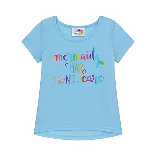 BTween 4 Piece Girls Sleepwear, Girls Pajamas with Long and Short Sleeve Shirts2