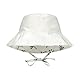 LÄSSIG Baby Kinder Sonnenhut Strandhut Sommerhut Sonnenschutz Kinderhut Babymütze wendbar atmungsaktiv UV-Schutz 80/Sun Protection Bucket Hat Palms nature, 19-36 Monate, Größe: 50/51