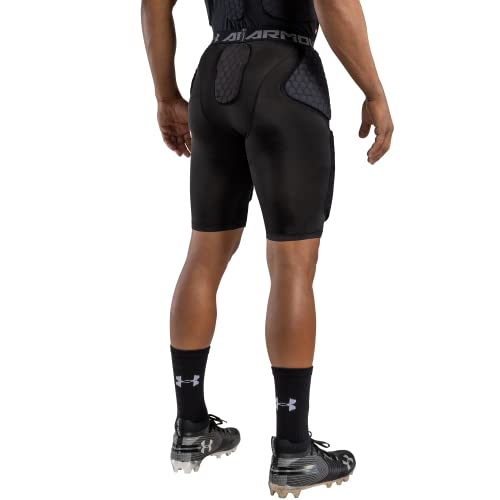 Under Armour unisex adult UA20520 Gameday Armour 5 Pad Girdle, NEW Black, Medium US