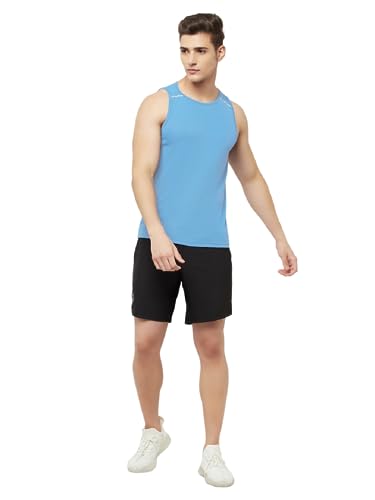 Image of TRUEREVO Men's Light Weight Dryfit Sports Tank Top Vest with Reflective Details for Running, Gym & Training