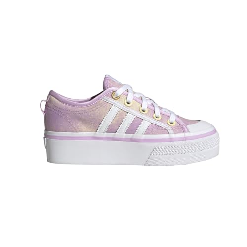 adidas Kids Girls Nizza Platform Sneakers Shoes Casual - Purple