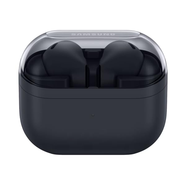 Samsung Galaxy Buds3 FE bezprzewodowe słuchawki, zrównoważony dźwięk, dźwięk 360, aktywna redukcja szumów i wyraźne połączenia, proste sterowanie, Gemini AI, czarne 2025 [wersja włoska]