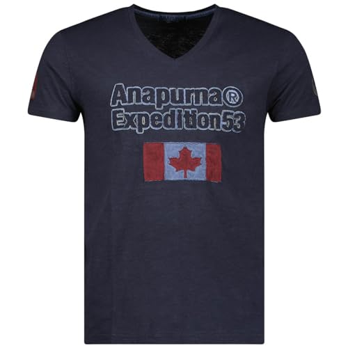T-shirt homme JIMDANA Anapurna bleu pour vos sorties décontractées