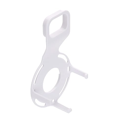 KALLORY Speaker Stand Holder for Wall Mount Charger with Sturdy Base Slip Feet and Stability for Safe Display White