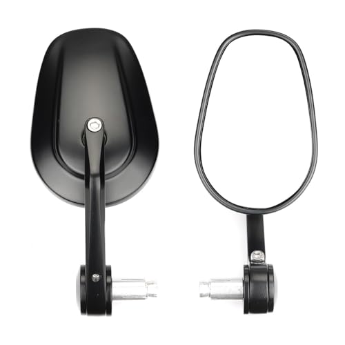 モーターサイクル ミラー フォールダブル オートバイに適合するハンドルバーエンドミラー Eマーク認定 ユニバーサルオートバイミラー 7/8インチ 22mmハンドルバーに適合する サイドミラー