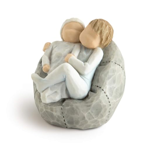 Image of Willow Tree My New Baby (Sky), Lots to Learn to Love to Grow Together, Celebrates New Siblings, Blended Families, A Gift for Big Brother or Big Sister, Sculpted Hand-Painted Figure