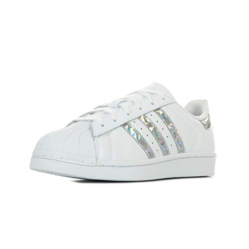 adidas   Superstar J, Zapatillas de Gimnasia Unisex Niños, Blanco (Ftwr White/Ftwr White/Ftwr White Ftwr White), 36.5 EU