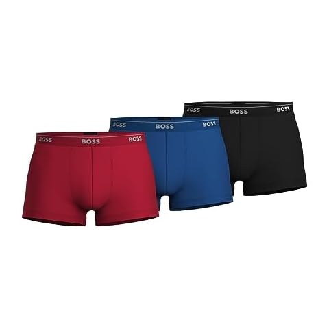 Hugo Boss Men's 3-Pack Cotton Trunks Cover
