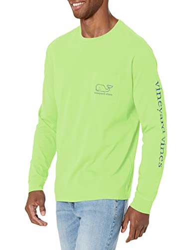 Image of vineyard vines Men's Long Sleeve Vintage Whale Pocket T-Shirt
