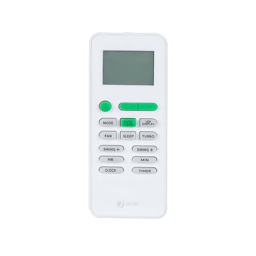 Image of 7SEVEN Compatible with Videocon AC Remote Control Model 175A Suitable for 1 1.5 2 Ton Split and Window Air Conditioner - Match Each Key by Key Exactly with Existing AC Remote Functions