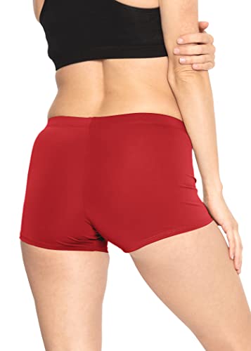 STRETCH IS COMFORT Women's and Plus Size Nylon Booty Shorts | S-3X3