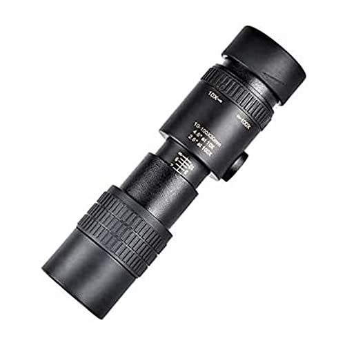 Telescopio monocular para adultos, visión nocturna baja, prismáticos de alta potencia con soporte para smartphone y trípode para observación de aves, senderismo, viajes