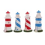Utilisation décorative polyvalente : ces petites figurines marines peuvent servir de décoration d’étagère, d’ornement pour une maison de village ou de centre de table, s’harmonisant aussi bien avec un style vintage que moderne, une décoration côtière ou une collection de figurines de phares