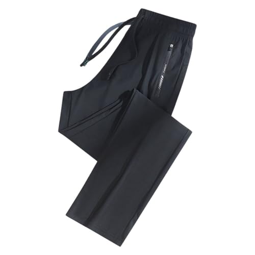 Pantalon homme soie glacée extensible et respirant à jambe droite