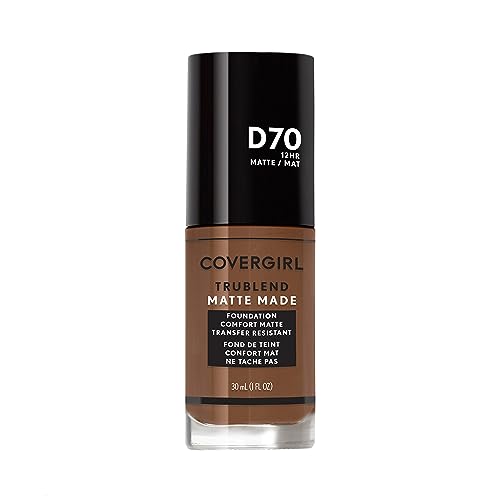 COVERGIRL TruBlend Matte Made Liquid Foundation, Cappuccino , 1 Fl Oz (Pack of 1)