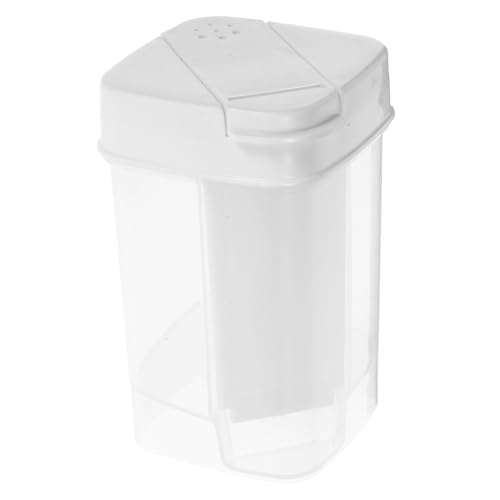 iplusmile Caja De Condimentos Botella De Condimentos Recipiente Transparente Para Pimienta y Azúcar Tapa Para Especias Sal Pimienta Queso y Azúcar