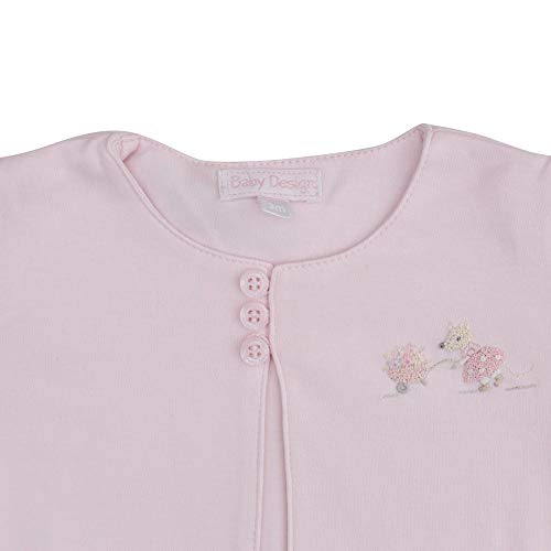 CARDIGAN RATINHA JARDINEIRA - 100% ALGODÃO PIMA PERUANO