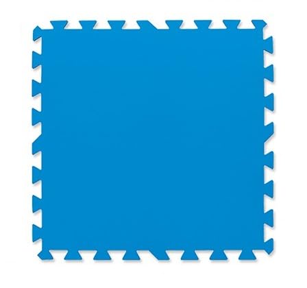 YMBERSA Suelo Azul Protector de Polietileno para Piscinas elevadas. 9 láminas de 50 x 50 cm