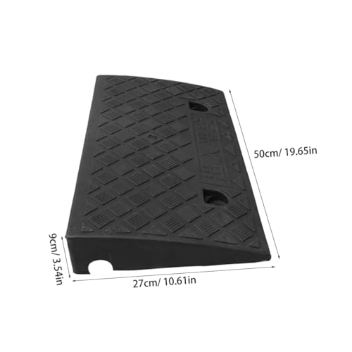 Rampa Plástica para Vehículo 50x27x9 cm Negra de PVC miniatura 2