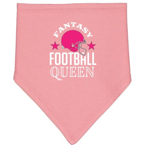 inktastic Fantasy Football Queen Baby Bandana Bib